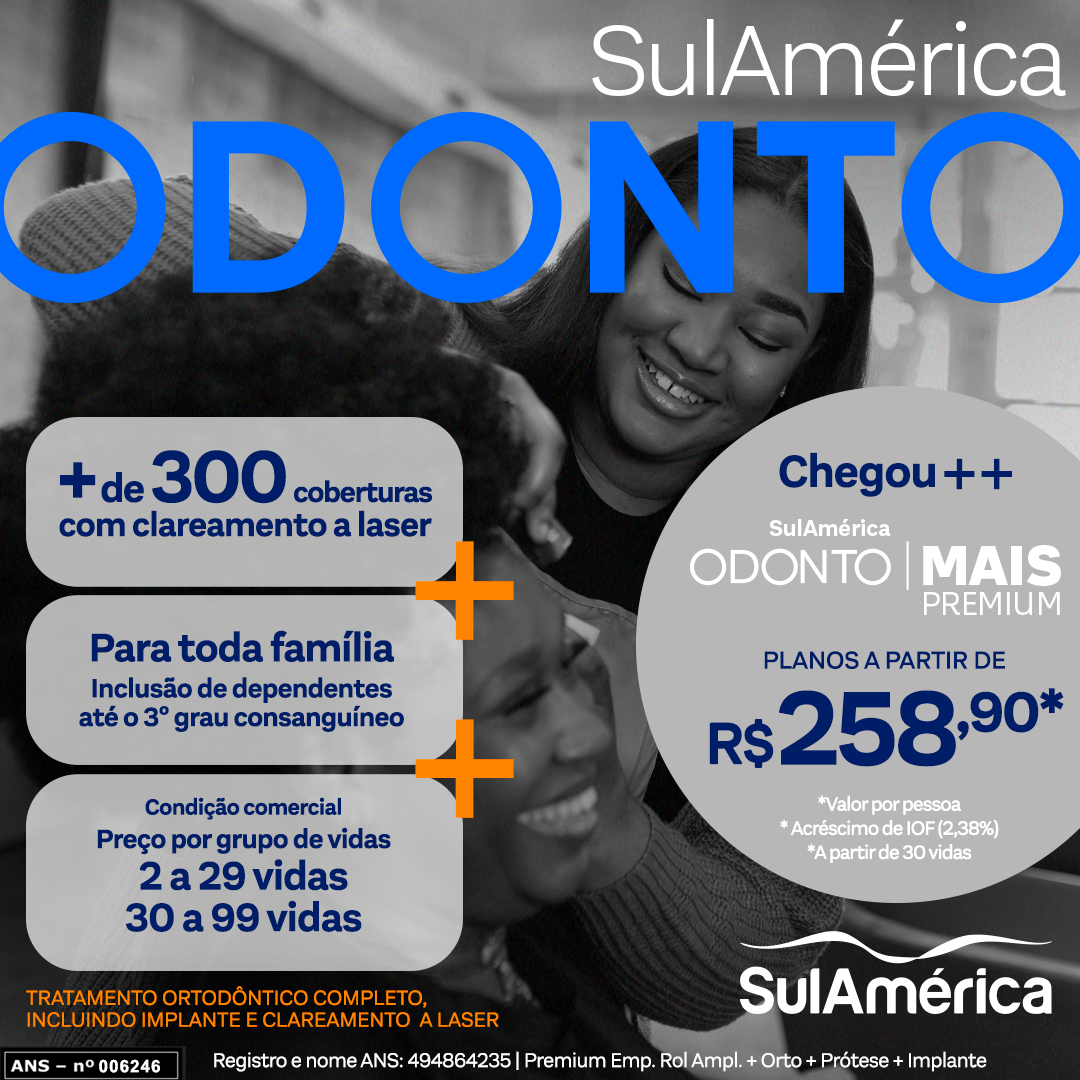 Sulamerica Odontológico Linha Premium empresarial